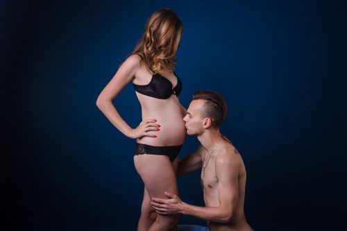 těhotenské focení - Rodinný fotoateliér v Kolíně