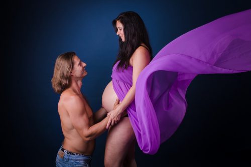 těhotenské focení - Rodinný fotoateliér v Kolíně