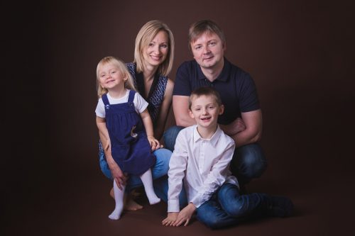 rodinné focení s dětmi - Rodinný fotoateliér v Kolíně