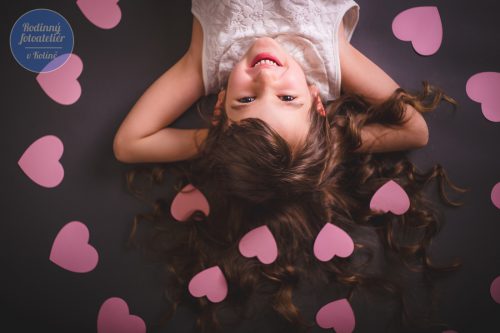 valentýnské focení v rodinném fotoateliéru v Kolíně