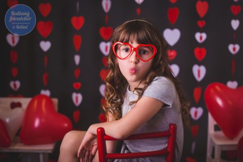 valentýnské focení v rodinném fotoateliéru v Kolíně