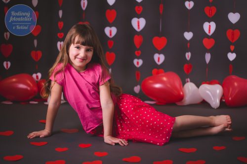 valentýnské focení v rodinném fotoateliéru v Kolíně