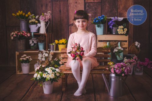 jarní ateliérové focení v Rodinném fotoateliéru v Kolíně