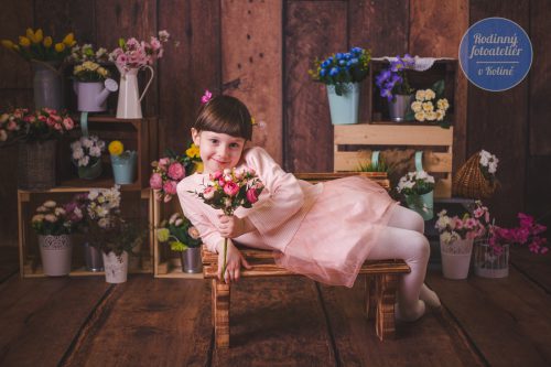 jarní ateliérové focení v Rodinném fotoateliéru v Kolíně