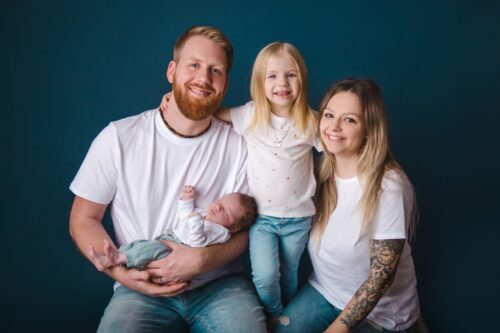 novorozenecké focení - Rodinný fotoateliér v Kolíně